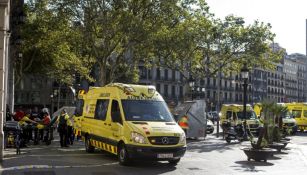 Furgoneta atropella a varias personas en Barcelona