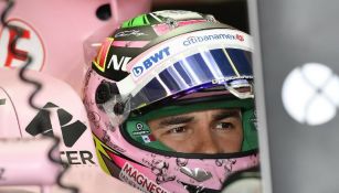 Checo, antes que del inicio del Gran Premio de Canadá