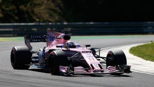 Checo, durante una Gran Premio en la Fórmula 1