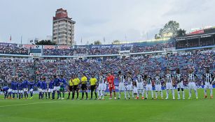 El Estadio Azul previo a un encuentro de La Máquina