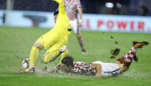 La lluvia no permitió el desarrollo del encuentro de Croacia contra Kosovo