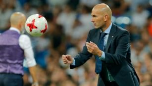  Zinedine Zidane en un partido del Real Madrid