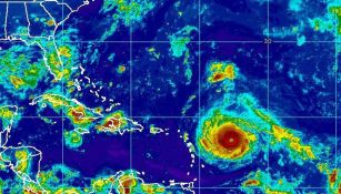 Imagen de satélite muestra al huracán Irma en acción