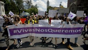 Contingente de la marcha #TodosSomosMara 