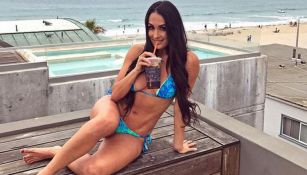 Nikki Bella posa sexy en la playa