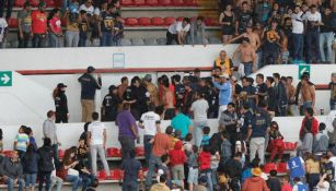 Seguidores de Pumas son desalojados de La Corregidora tras una pelea