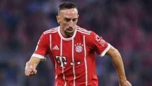 Ribery durante un partido con el Bayern Münich