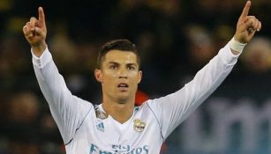 Cristiano Ronaldo celebra uno de sus goles con el Real Madrid