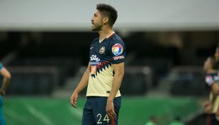 Oribe Peralta en un juego contra América 