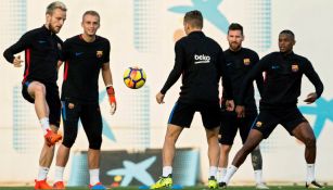 Bracelona entrena previo al juego contra el Athletic de Bilbao