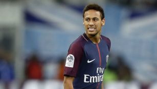 Neymar, durante un partido del PSG 