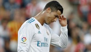 CR7 se lamenta tras la derrota del Real Madrid contra el Girona