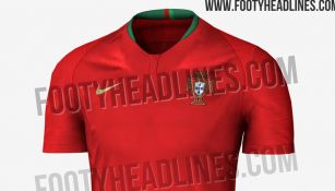 El diseño de la posible nueva playera de Portugal