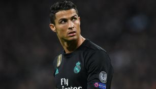 CR7, durante el juego del Real Madrid contra Tottenham