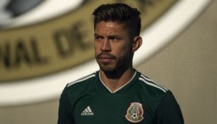 Oribe en la presentación de la nueva playera de México