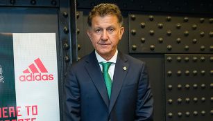 Juan Carlos Osorio en la presentación del Tri