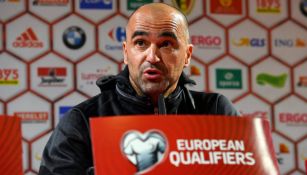 Roberto Martínez, durante una conferencia de prensa