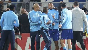 Evra, tras el atercado previo Marsella vs Vitoria de la Europa League