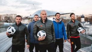 Kaká, Del Piero, Xabi Alonso, Podolski y Zidane en Moscú