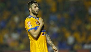 Gignac durante el duelo frente a Necaxa