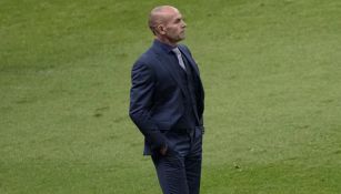 Jémez, en la cancha del Estadio Azteca