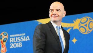 Infantino en una ceremonia de FIFA