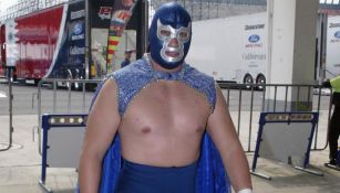 Blue Demon Jr. previo a un evento