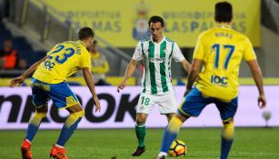 Guardado, durante juego de la Copa del Rey 