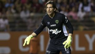 Cirilo Saucedo, durante un juego con los Bravos de Juárez