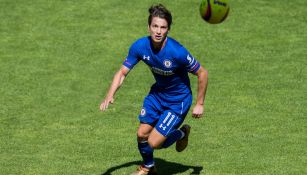 Carlos Fierro durante el partido contra Toluca