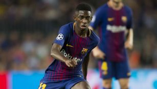 Ousmane Dembélé, en un juego con el conjuto blaugrana