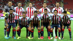 Chivas antes del partido contra Atlas en el Apertura 2017