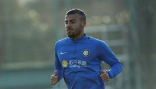 Rafinha, con indumentaria del Inter de Milan