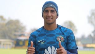 Cecilio Domínguez, feliz tras una práctica con América en Coapa