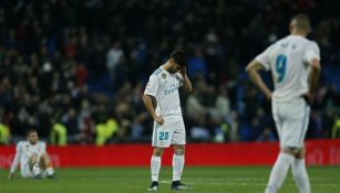 Asensio se lamenta tras la derrota del Madrid