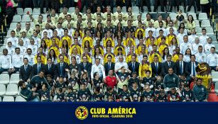 América se toma la foto oficial tras el entrenamiento a puerta abierta