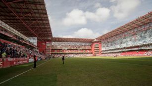 Estadio Nemesio Díez previo al encuentro contra Cruz Azul