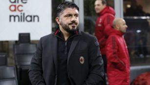 Gennaro Gattuso durante un encuentro con Milan