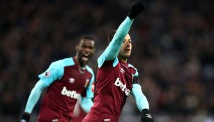 CH17 celebra un gol con el West Ham