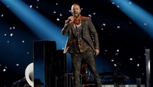 Justin Timberlake, en su show del Super Bowl LII