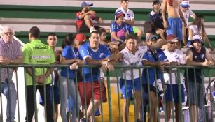 Momento en que el aficionado se burla del Chapecoense