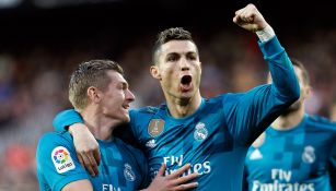 Cristiano Ronaldo festeja gol con el Real Madrid 