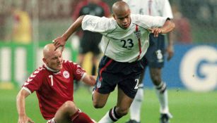 Kieron Dyer, durante un juego en el Mundial de 2002