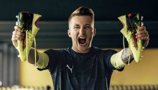 Reus grita con sus nuevos Future 18.1 de Puma