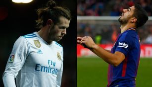 Bale y Suárez se lamentan en juegos con sus respectivos equipos