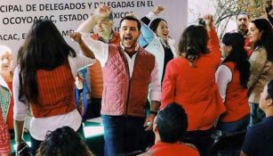 Capetillo, durante su presentación oficial por la alcaldía de Ocoyoacac