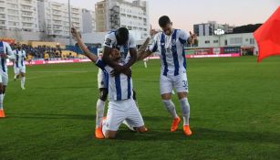 Tiquinho festeja uno de sus goles con el Porto