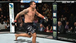 Werdum celebra un triunfo en UFC