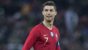 Cristiano Roanldo, en el juego contra la selección de Egipto