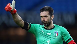 Buffon, durante juego entre Argentina e Italia 